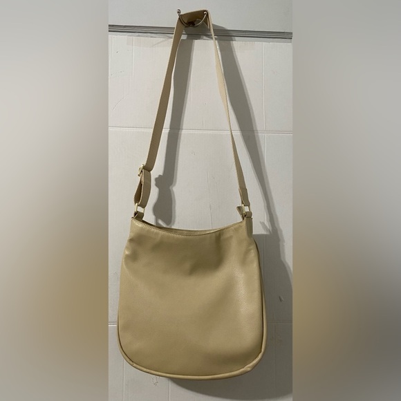 Barney’s New York Leather Bag Beige Colored Bag - Picture 1 of 7